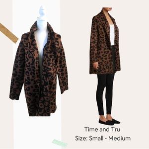 Time and True Leopard Cardigan